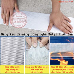 Băng keo chống dột đa năng- Màu xám-CÔNG NGHỆ NHẬT BẢN – chống thấm siêu dính-siêu bền- siêu chắc giải pháp chống dột cho ngôi nhà của bạn – XAMNHAT