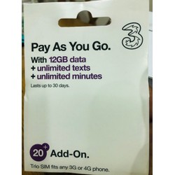 Sim du lịch Châu Âu 35 - 47 nước 30 Ngày Nghe Gọi miễn phí 10 GB 4G