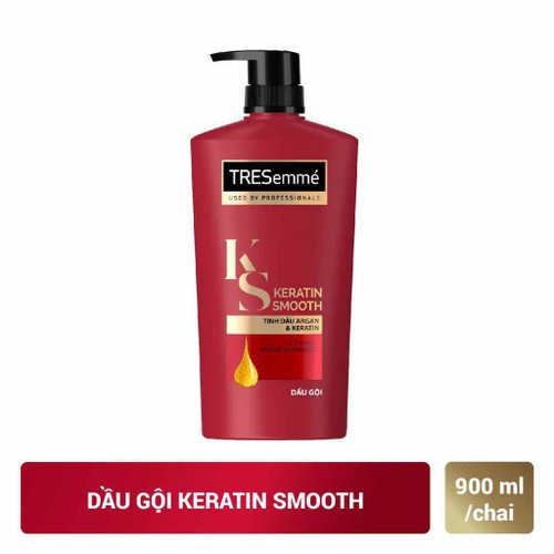 Dầu Gội Tresemme Keratin Smooth 900ml - Đỏ