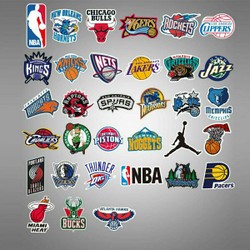 Bộ hình dán Logo Team NBA hình Kobe hình Siêu Anh Hùng đẹp mắt – 120