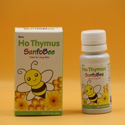  SIRO Ho Thymus SanfoBee - THỰC PHẨM CHỨC NĂNG Giảm ho, long đờm, sát khuẩn hoàn toàn từ thảo dược