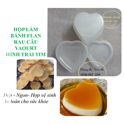 50 KHUÔN BÁNH FLAN, RAU CÂU TRÁI TIM