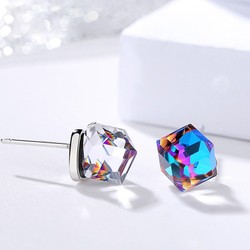 Hoa tai Ngôi Nhà Trang Sức E030 đính đá