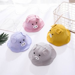 Mũ vành thời trang chú heo cho bé Mũ vành thời trang chú heo cho bé