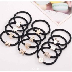 50 Chun buộc tóc Hàn quốc xinh xắn – 50 chun đen