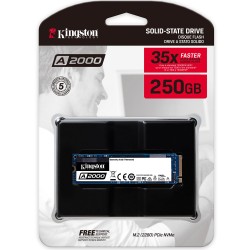 Ổ cứng SSD Kingston A2000 M.2 PCIe Gen3 x4 NVMe 250GB SA2000M8-250G - SA2000M8/250G