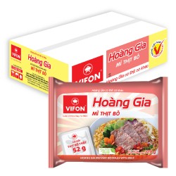 Mì Hoàng Gia Thịt Bò 120g thùng 18 gói