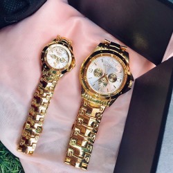 ĐỒNG HỒ THỜI TRANG NAM NỮ ROSRA MẶT VÀNG CAO CẤP CHỐNG NƯỚC