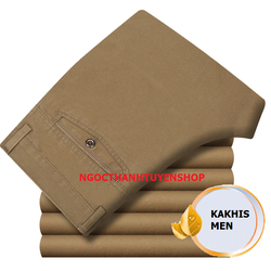 [ FREESHIP ] QUẦN DÀI KAKI NAM TRUNG NIÊN VẢI DÀY CAO CẤP 