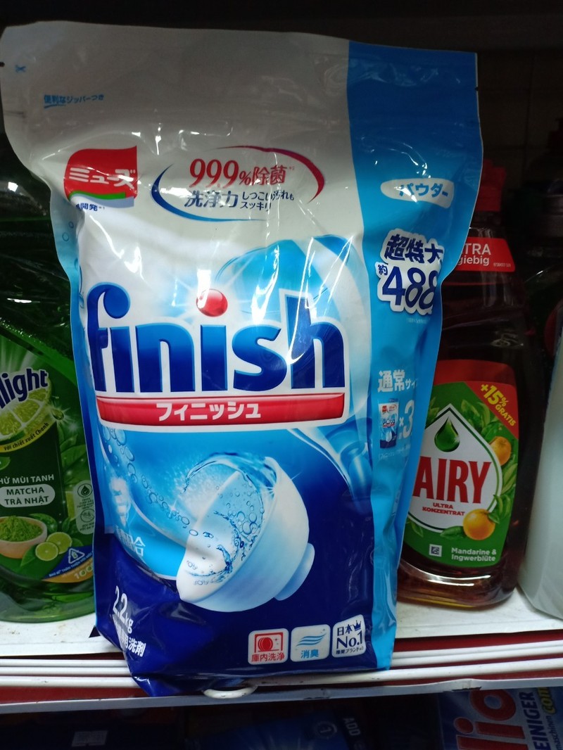 Bột rửa bát Finish 2,2kg - hàng chính hãng