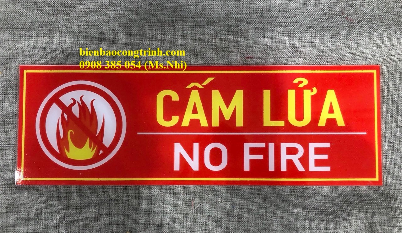 Hình ảnh Giảm giá Bảng cảnh báo cấm lửa chất liệu mica- Hình thật, có sẵn Hình ảnh Giảm giá Bảng cảnh báo cấm lửa chất liệu mica- Hình thật, có sẵn