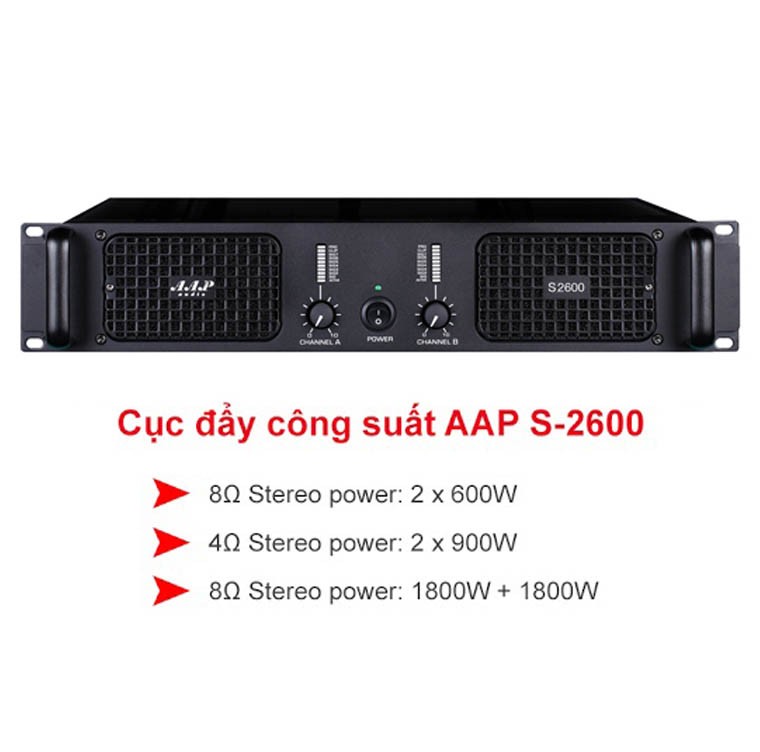 Cục đẩy công suất AAP audio S2600