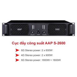 Cục đẩy công suất AAP audio S2600