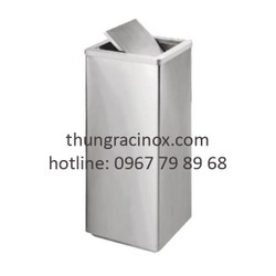 Thùng rác nắp lật vuông China A34-F
