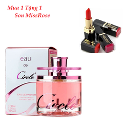 [Mua 1 Tặng 1]Nước Hoa Nữ CirCle Hồng Quý Phái Cao Cấp Tặng Son Lì MissRose