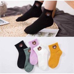 10 đôi tất gấu trẻ em hàng đẹp kèm túi – 5359406