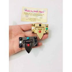 Khoá gập túi handmade Khoá gập túi handmade