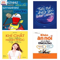 Combo 4 cuốn sách kỹ năng- Cư xử như đàn bà suy nghĩ như đàn ông+ khéo ăn nói sẽ có được cả thiên hạ+ khí chất bao nhiêu hạnh phúc bấy nhiêu+ tuổi trẻ đáng giá bao nhiêu – MMLNN1
