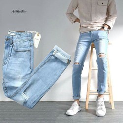 Quần Jean nam nữ HUGU - Blue Loffe Jeans