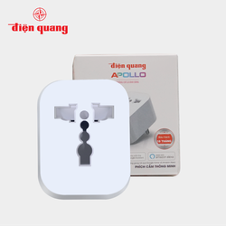 Phích cắm thông minh Điện Quang Apollo ĐQ SP1.1 01 Wifi Kiểu 1 lỗ, sử dụng wifi