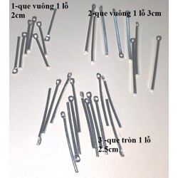 200 Que nối 1 lỗ đầu làm hoa tai size 2-2.5-3cm – 200 Que nối 1 lỗ đầu