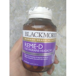 Viên Uống Giảm Đau Nửa Đầu Blackmores Reme-d Hộp 60 Viên Của Úc