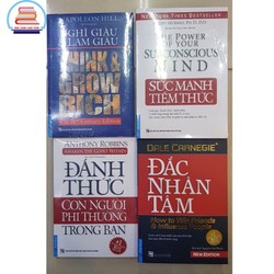 COMBO 4 CUỐN ĐẮC NHÂN TÂM+ SỨC MẠNH TIỀM THỨC+ NGHĨ GIÀU VÀ LÀM GIÀU+ ĐÁNH THỨC CON NGƯỜI PHI THƯỜNG TRONG BẠN – TV1010123