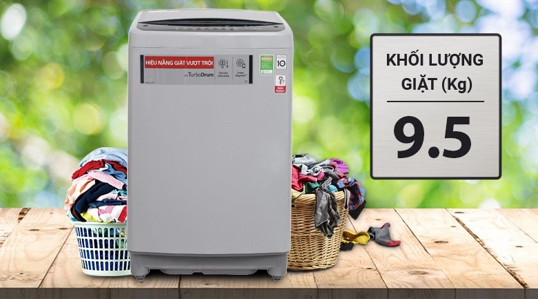 Máy giặt LG Inverter 9.5 kg T2395VS2M Máy giặt LG Inverter 9.5 kg T2395VS2M