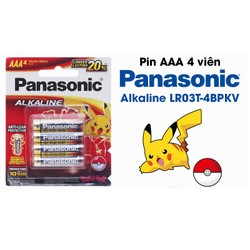 Pin AAA PANASONIC vỉ 4 viên