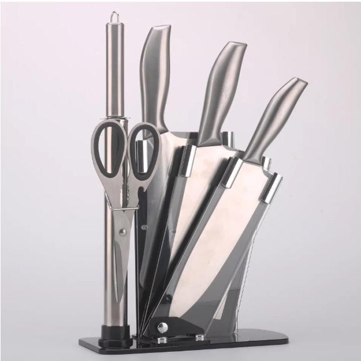 Hình ảnh GIẢM GIÁ- Bộ dao chặt xương, dao thái thịt, dao gọt hoa quả, kéo cắt, mài dao bằng inox cao cấp 304 kèm dụng cụ để dao Nhật Bản, Bo dao chat xuong Hình ảnh GIẢM GIÁ- Bộ dao chặt xương, dao thái thịt, dao gọt hoa quả, kéo cắt, mài dao bằng inox cao cấp 304 kèm dụng cụ để dao Nhật Bản, Bo dao chat xuong