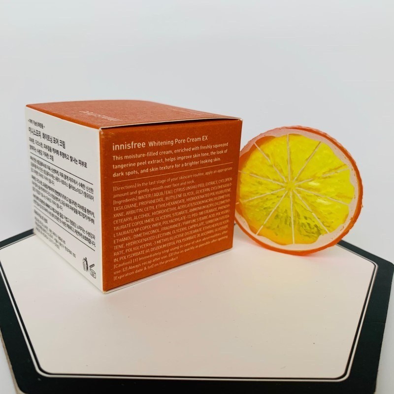 Kem dưỡng trắng da Innisfree Whitening Pore Cream EX