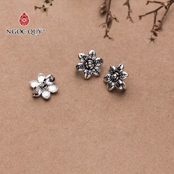 >> BÁO GIÁ TRÂM BẠC HÌNH BẠCH LIÊN HOA | Shopee Lazada Sendo Tiki mới nhất 54 Khóa liên kết bạc vòng tay, dây chuỗi hình bông hoa 6*10*10mm - Ngọc Qúy Gemstones