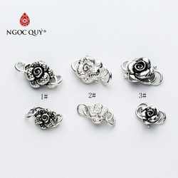 >> BÁO GIÁ TRÂM BẠC HÌNH BẠCH LIÊN HOA | Shopee Lazada Sendo Tiki mới nhất 40 Khóa liên kết vòng tay, dây chuỗi bạc hình bông hoa - Ngọc Qúy Gemstones