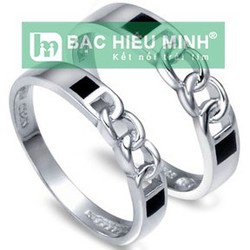 Nhẫn đôi Bạc Hiểu Minh NC190 - Hẹn ước