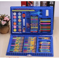 Bộ dụng cụ học sinh, văn phòng bút màu 86 món thông minh