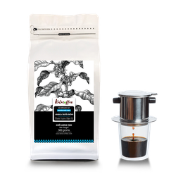 [MUA 1KG TẶNG PHIN INOX] Cà phê Arabica rang xay Nguyên Chất - Pha Phin - Đậm - Thanh - Dịu nhẹ - Hậu Ngọt - kalacoffee 500gr