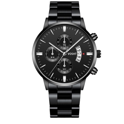 [hỗ trợ ship-tối đa 30][BẢO HÀNH 2 NĂM] [TẶNG PIN VÀ HỘP] Đồng hồ nam chính hãng chống nước dây thép không gỉ siêu bền
