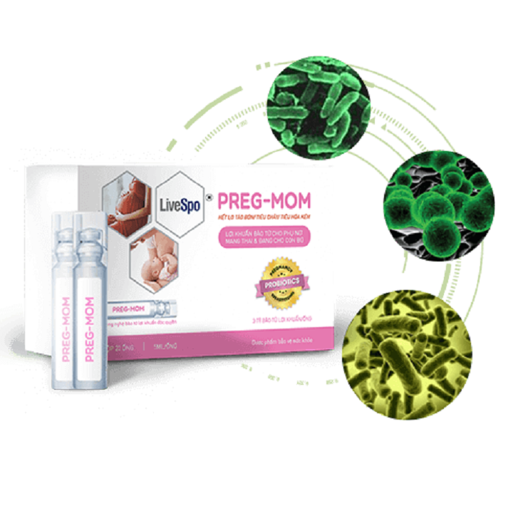 Hình ảnh [hàng chính hãng]Men tiêu hóa Pregmom bào tử lợi khuẩn cho bé - Hỗ trợ diều trị táo bón , tiêu chảy , rối loạn tiêu hóa cho bé yêu.
