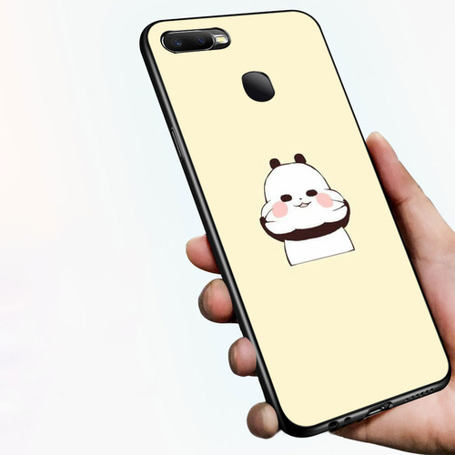 Ốp điện thoại dành cho máy oppo a7 2018 - 1811 gấu trúc béo ms dmt012
