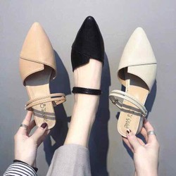Giày 2 phân dây ngang nữ mới – ghpdnnm