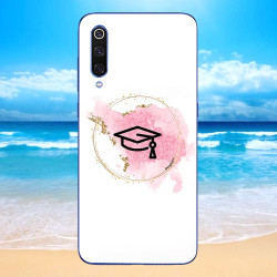 Ốp điện thoại kính cường lực cho máy Xiaomi Mi 9 SE - 1811 ảnh vẽ mũ cử nhân MS AVT013 Ốp điện thoại kính cường lực cho máy Xiaomi Mi 9 SE - 1811 ảnh vẽ mũ cử nhân MS AVT013
