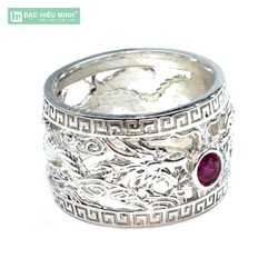 Nhẫn bạc nam Hiểu Minh NA321