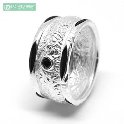 Nhẫn nam bạc Hiểu Minh NA378S