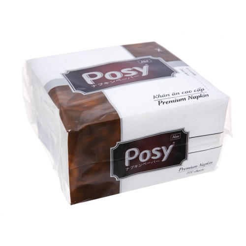 Combo 3 Khăn giấy vuông Posy 100 tờ