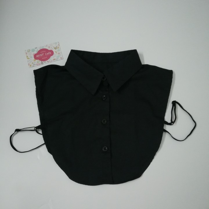 Cổ Áo Sơ Mi Rời Cổ Đức Màu Trắng Đen Hàng Đẹp