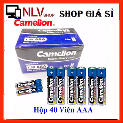 [ ĐƯỢC XEM HÀNG- HỔ TRỢ 10K PHÍ VẬN CHUYỂN] Hộp 40 Viên Pin Tiểu AAA {3A} Camelion Super Heavy Duty Battery 1-5V