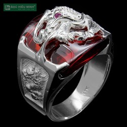 Nhẫn nam bạc Hiểu Minh NA554R