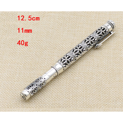 Bút Bi Bạc Thái Hoa Văn Tây Tạng – BB05 – bb05