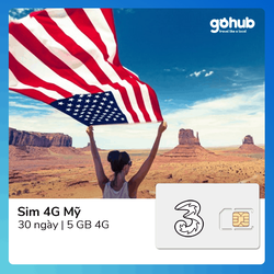 Sim du lịch Mỹ 30 ngày 5GB - Sim du lịch Mỹ