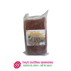 Bún gạo lứt đỏ [500gr sợi tròn 1mm] Hoàn toàn từ thiên nhiên, không hóa chất phẩm màu